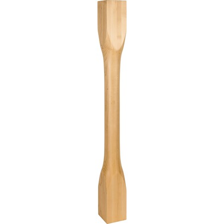Hardware Resources 3-1/2" Wx3-1/2"Dx35-1/2"H Alder Cathedral Turned Post P83-ALD